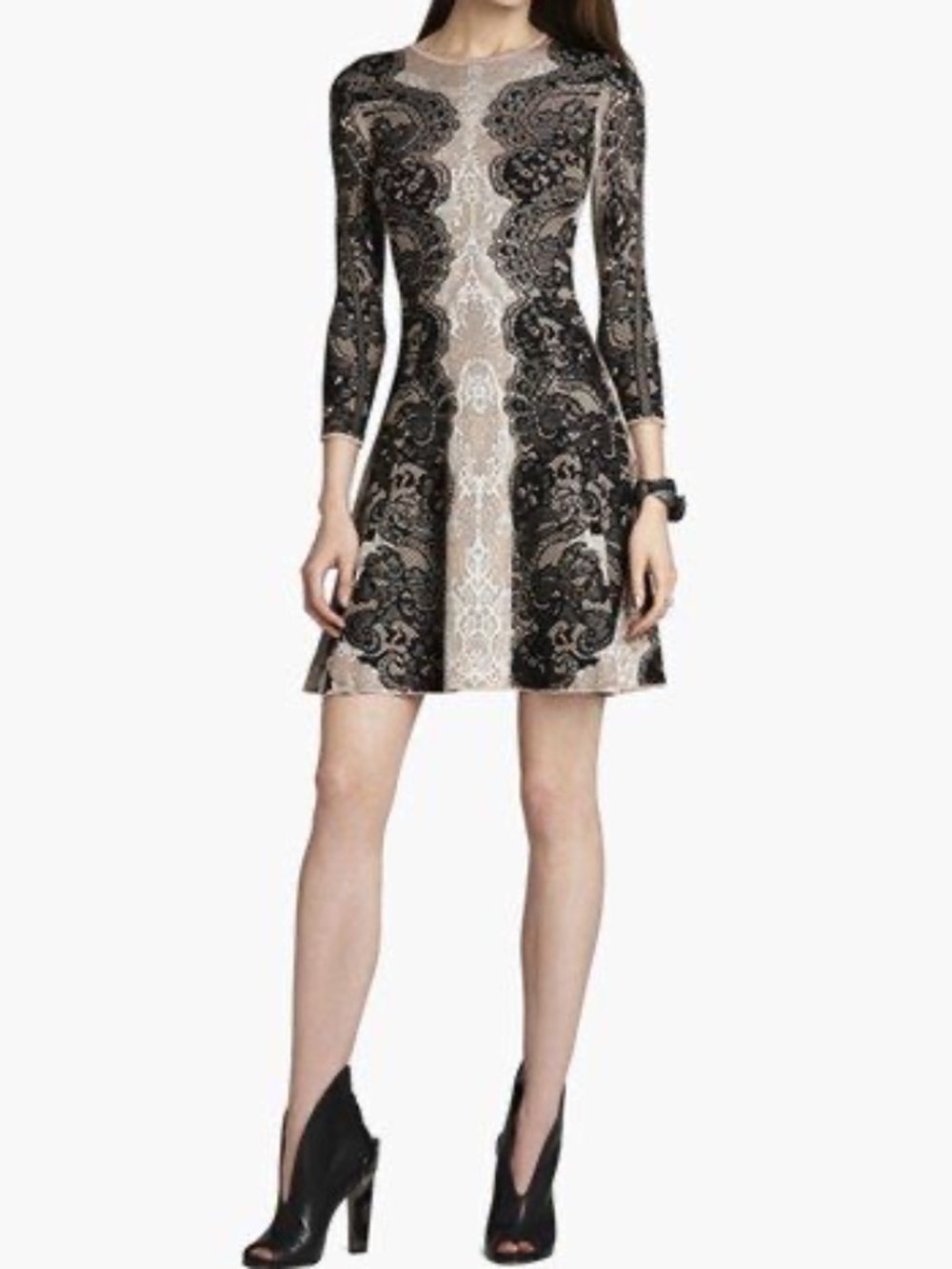 BCBGMaxAzria long-sleeve winter dress